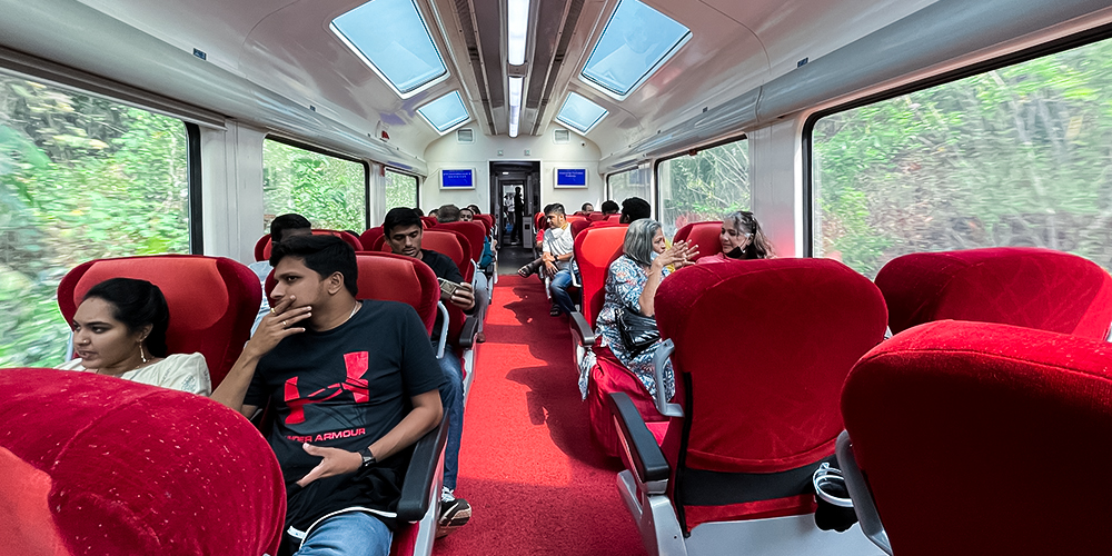 Vistadome Train Vistadome Coach in Bangalore Mangalore Train
