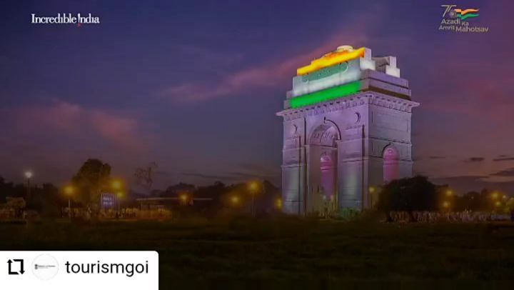 #Repost @tourismgoi
...
"To other countries, I may go as a tourist, but to India, I come as a pilgrim." 
-Martin Luther King, Jr.

Ministry of Tourism brings to you these visuals of illuminated Indian Heritage Monuments. Today on National Tourism Day 2022, take a journey through the Incredible legacy of India. Beautifully lit during the dusk hours, these monuments exude a different charm altogether.

#DekhoApnaDesh #NationalTourismDay2022 #NationalTourismDay 

@gkishanreddyofficial @kishan_reddy_office_official @shripadyessonaik @ajaybhattuk @delhitourism_official @maharashtratourismofficial @karnatakaworld @gujarattourism @bengaltourismgov @rajasthan_tourism @goatourism @tstdc.official @amritmahotsav @pibindia @incredibleindia