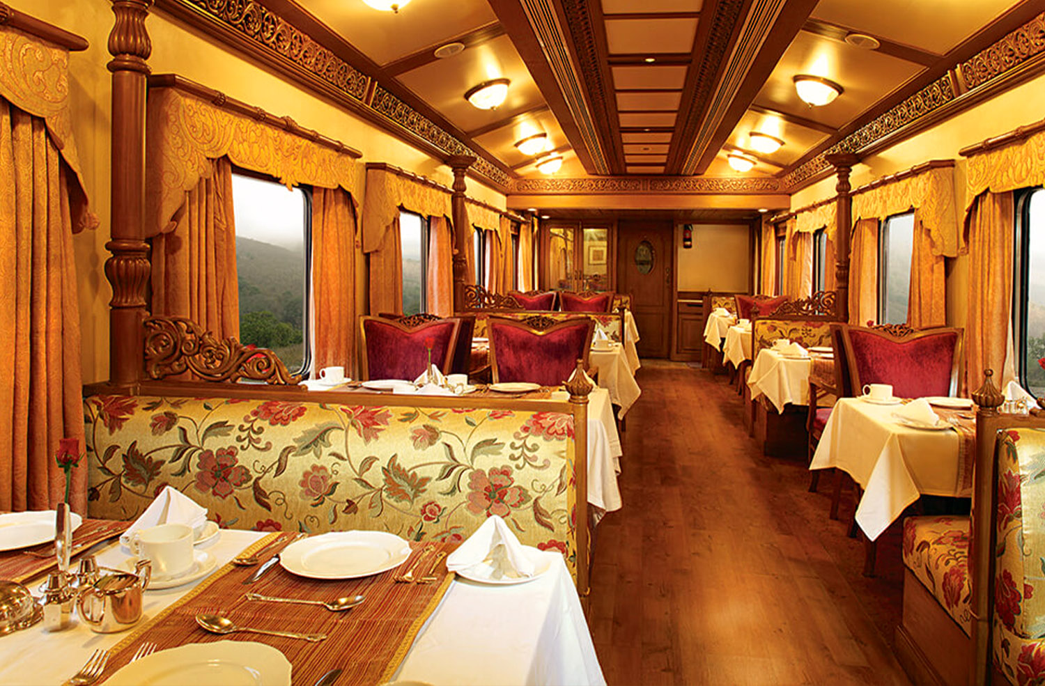 Luxury Golden Chariot Train